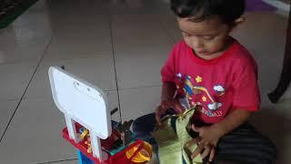 DIDI & FRIENDS, Alisya & Aliff unboxing BBQ playset