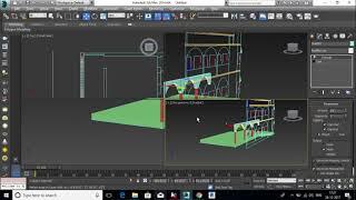 how to 3d max architecture plan elevation import