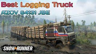 Best Logging Truck Azov 64131 JBE In SnowRunner Season 12 @TIKUS19