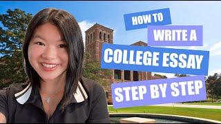How to write a college essay step by step