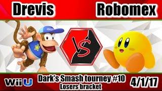 Dark's Smash tourney #10 - Drevis (Diddy) Vs. Robomex (Kirby)