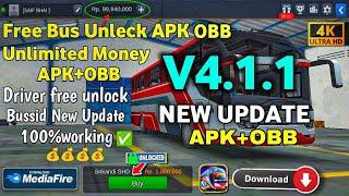 Bussid Unlock APK+OBB v4.1.1 Update Unlimited Money  Bus Simulator Indonesia