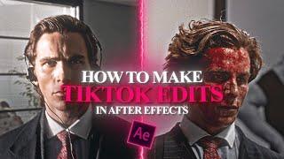 How to make TikTok edits I After Effects beginner Tutorial