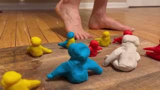 MEMBERS ONLY (Crushing Playdoh Men with Bare Feet)