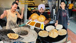 Best Breakfast In Punjab | Punjab Famous Street Food | Desi Ghee Street Food | Punjab Food Tour