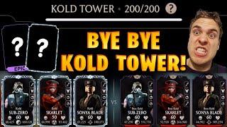 MK Mobile. My Final Kold Tower Battle 200 with MIRROR TEAM! Final Reward.