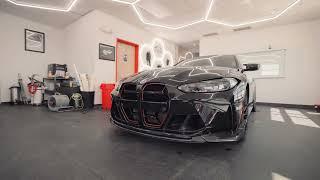 Man Cave Detail: Applying Clear Bra to BMW M4 CSL│LYD Productions