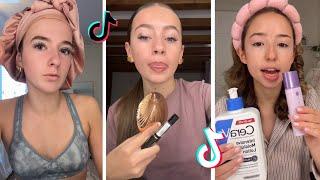 Makeup Tutorial Tiktok Compilation - GRWM  ( Get Ready With Me ) ️(Skincare, Makeup, Outfits) 1273