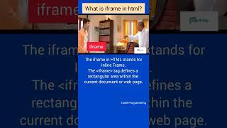 What is iframe in html‍‍?