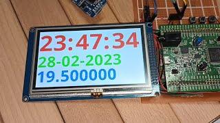 4,3 SSD1963 DS3231 FSMC STM32 Clock TFT STM32F407