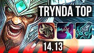 TRYNDAMERE vs AATROX (TOP) | 67% winrate, 6 solo kills | BR Master | 14.13