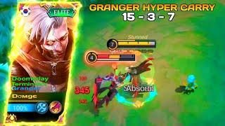 Granger Hyper Carry Against Meta Enemy Heroes!! Mobile Legends | Domge