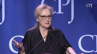 Meryl Streep speaks at CPJ's 2017 International Press Freedom Awards