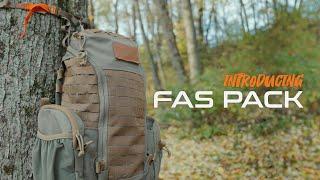 FAS PACK - For All Saddle Hunters. We created the most modular and versatile saddle hunting pack
