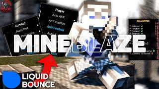 LIQUIDBOUNCE - ЛУЧШИЙ БЕСПЛАТНЫЙ КЛИЕНТ ДЛЯ MINEBLAZE & DEXLAND & MASEDWORLD | INTAVE CHEATING