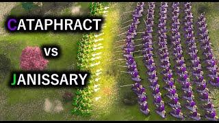 Age of Empires IV:  Cataphract vs Janissary