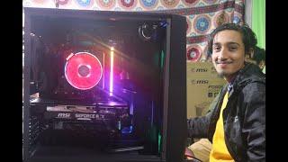 MY NEW GAMING PC UNBOXING VLOG || Supported By FanTech Nepal || MR MANEY