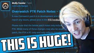 xQc Reviews NEW Overwatch PTR Patch Notes – Nov 13, 2019 | xQcOW