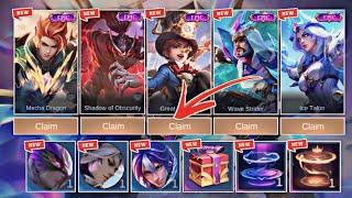 NEW EVENT 2024! CLAIM YOUR FREE EPIC SKIN AND CHEST SKIN + EPIC RECALLS! FREE SKIN! | MOBILE LEGENDS