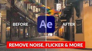 Advanced Noise & Flicker Removal for Video in After Effects