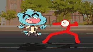 TEAM GUMBALL  and  KJ  BATTLES  WITH  MUGENS  IN  SURVIVAL  MODE