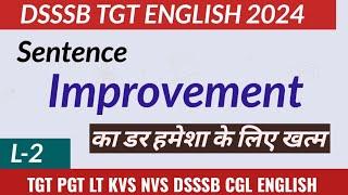 Sentence Improvement MCQs || Million Minds English || Lecture 2||