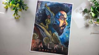 Draw With Me - Prabhas as Bhairava Painting | Kalki 2898 AD | Step By Step | For Beginners |