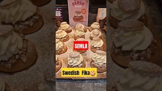 Swedish Fika ️ #semla #travel #sweden #fika