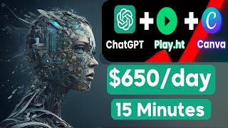 FACELESS AI automated channel using 5 FREE tools (chatgpt & canva) moneyacademy.work