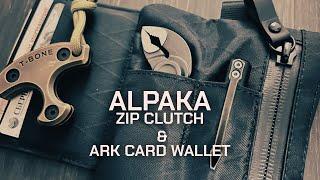 ДЛЯ EDC МИНИМАЛИСТА - ALPAKA ZIP CLUTCH и ARK CARD WALLET