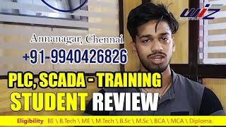 PLC, SCADA Training in Chennai | Student Review | Industrial Automation Training Institute Chennai