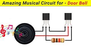 How to make a musical doorbell circuit using only 3 components || SKR Electronics Lab