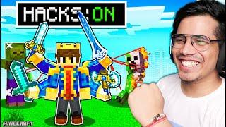 Minecraft But I Have Rare SECRET HACKS !!!