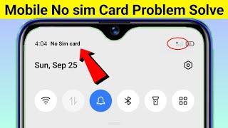 No Sim card Problem Jio Airtel Mobile Network problem Solve Simcard not showing Sim card not working
