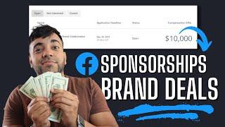 How To Make Money On Facebook With Sponsorships & Brand Deals | Make Money Online 2022