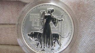 [HD] 2001 Proof Britannia - 1 oz Silver Coin - The Royal Mint