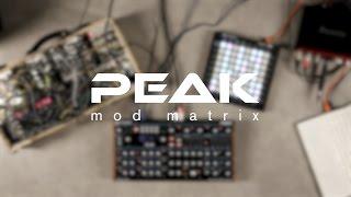 Mod Matrix - Peak Tutorials // Novation