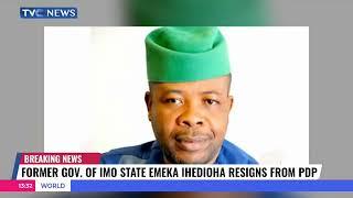 Breaking | Former Governor Of Imo State Emeka Ihedioha Resigns From PDP