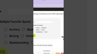 Do This for Dynamic Checkboxes in #aspdotnet #shorts #asmak9