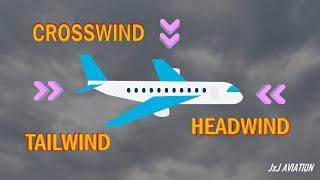 Understanding Headwind, Tailwind and Crosswind | Impact of these winds on an Aircraft |