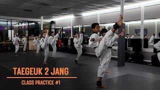 Taekwondo Poomsae | Taegeuk Ee Jang Class Practice #1