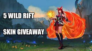 5 WILD RIFT SKIN GIVEAWAY