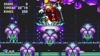 Sonic Mania: Sonic vs Heavy King in Lava Reef Act 2