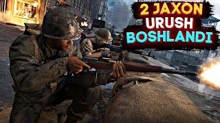 2// JAXON URUSH BOSHLANDI \\ CALL OF DUTY WW2  #1 UZBEKCHA LETSPLAY / Uzbek tilida