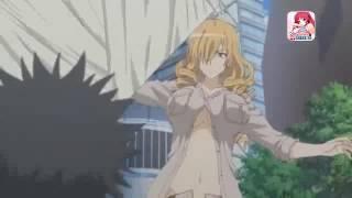 Busty Ryona Girl Defeated By Young Boy In Fight(Anime)