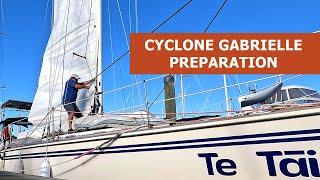 Preparing our boat (and us) for a cyclone