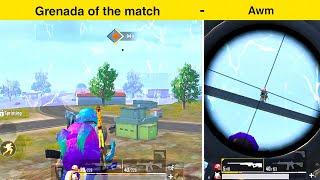 Best grenade of the match | Pubg Mobile Lite gameplay - INSANE LION