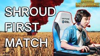 Shrouds FIRST Time Playing PUBG - Player Unknown's Battlegrounds