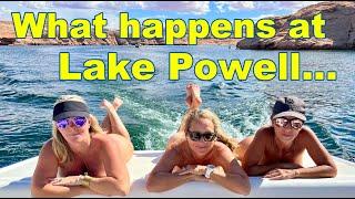 MISBEHAVING ON LAKE POWELL. E69