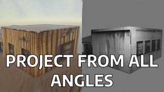 Stable Diffusion texture projection in Blender